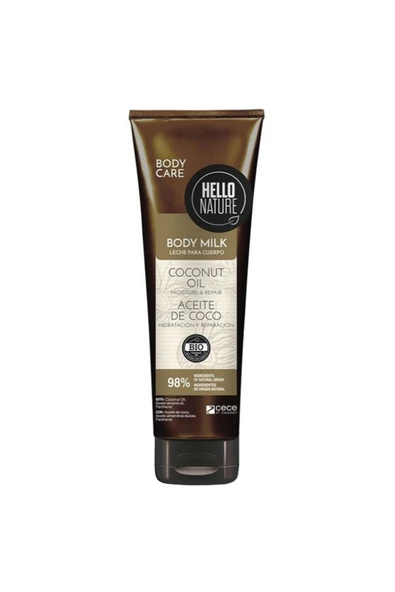 HELLO NATURE Hindistan Cevizi Yağı Vücut Kremi 250 ml ürün görseli 1