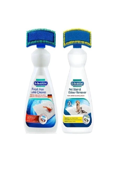 DR.BECKMANN Dr Beckmann 2'li Set (fırçalı Halı Leke Çıkarıcı - Evcil Hayvan Leke Ve Koku Giderici) ürün görseli 1
