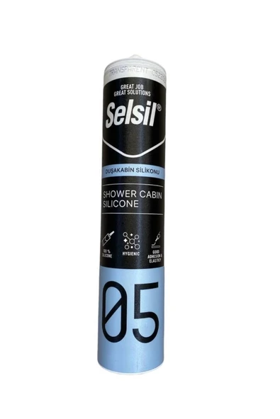 Selsil Mutfak Duşakabin Silikonu Şeffaf 280 ml ürün görseli 1