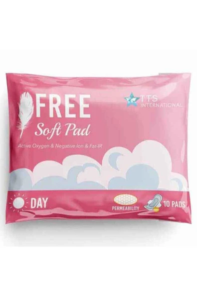 FREE SOFT Pad Hijyenik Organik Gündüz 10 Adet ürün görseli 1