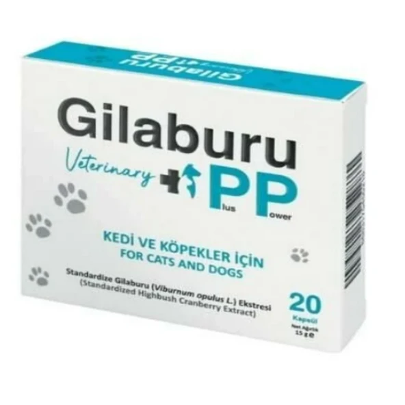 Gilaburu Ekstraktı Kedi Köpek Takviyesi 20 Kapsül (Doğal İdrar Söktürücü ve Böbrek Sağlığı) ürün görseli 1