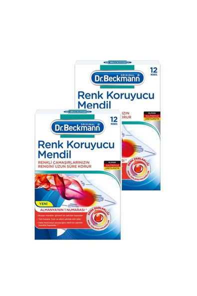 DR.BECKMANN Dr Beckmann Renk Koruyucu Mendil 12lix 2 Adet ürün görseli 1