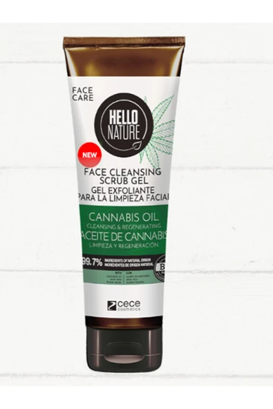 HELLO NATURE Kenevir Yağlı Duş Jeli 250 ml – Cildi Temizler, Nemlendirir Ve Esneklik Kazandırır ürün görseli 1