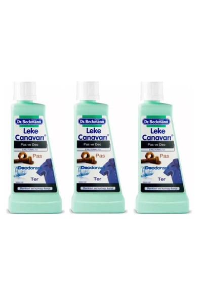 DR.BECKMANN Dr Beckmann Pas Deodorant Ter Leke Canavarı 3x50 ml ürün görseli 1