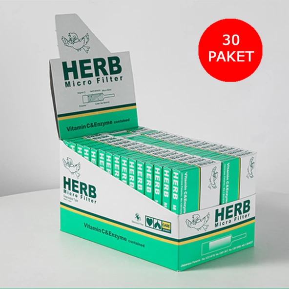 Herb Micro Filter Kullanat Sigara Ağızlığı 10 Lu 30 Paket ürün görseli 1