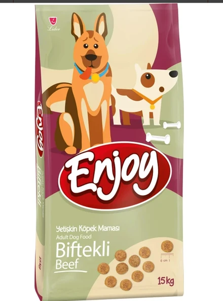 Enjoy Biftekli Yetişkin Köpek Maması 15 Kg ürün görseli 1