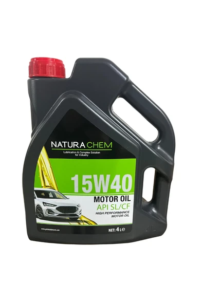Naturachem 15W-40 Yüksek Performanslı Motor Yağı 4 Litre ürün görseli 1