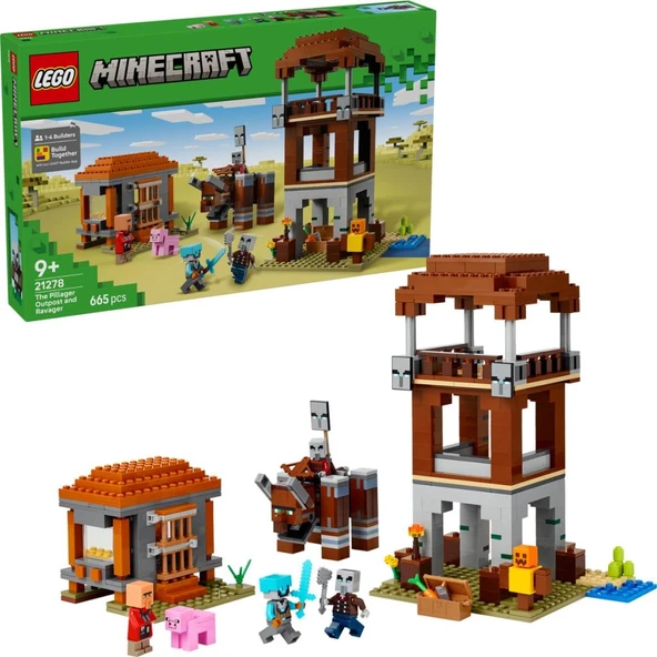 LEGO 21278 Minecraft Yağmacı Karakolu ve Çapulcu ürün görseli 1