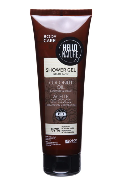 HELLO NATURE Hindistan Cevizi Yağı Duş Jeli 250 ml ürün görseli 1