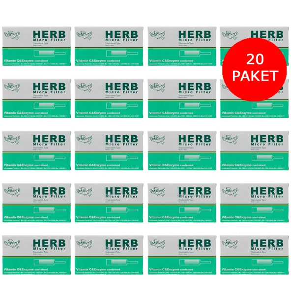 Herb Micro Filter Kullanat Sigara Ağızlığı 10 Lu 20 Paket ürün görseli 1