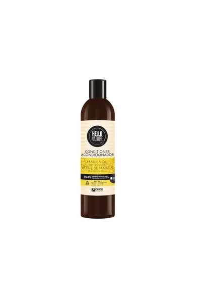 HELLO NATURE Marula Yağlı Saç Kremi 300 ml – %95 Doğal Içerikli Yumuşatıcı & Parlaklık Veren Bakım ürün görseli 1