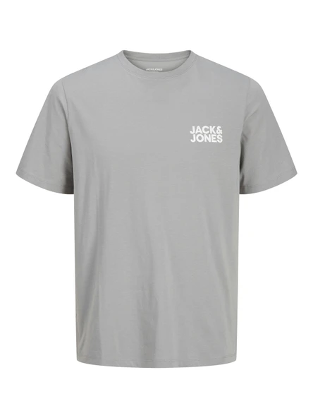 JACK JONES Yazılı Erkek Bisiklet Yaka Tişört 12151955 ürün görseli 1