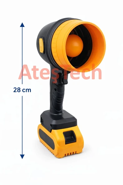 Sıkıştırılmış Hava Üfleyici 21V Turbo Fan Şarjlı Toz Üfleyici – Basınçlı Hava Püskürtme Cihazı + Taşıma Çantası ürün görseli 1