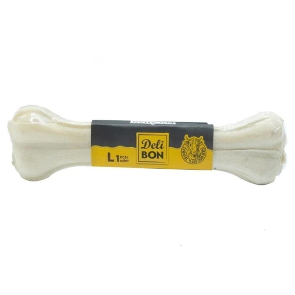 Delibon Beyaz Press Kemik Köpek Ödülü 22 Cm ürün görseli 1
