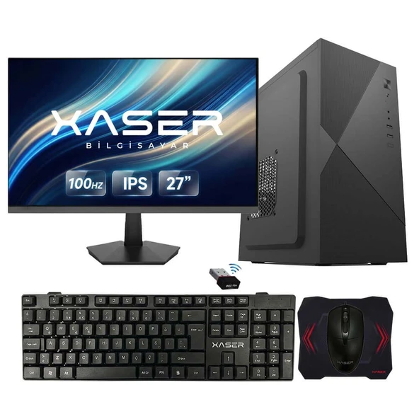 Xaser Xsr1288 i7 6700 16GB Ram 256GB SSD 27" Monitör Masaüstü Ofis Tavsiye Sistem ürün görseli 1