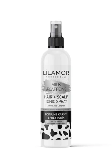 Lilamor Professional Milk & Kafein & Dökülme Karşıtı Saç Toniği 250ml ürün görseli 1