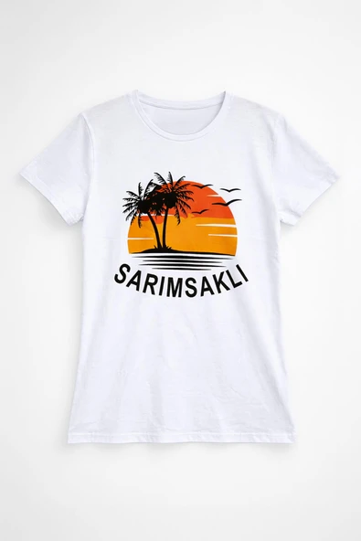 Erkek Bisiklet Yaka %100 Pamuk Sarımsaklı Baskılı T-shirt ürün görseli 1