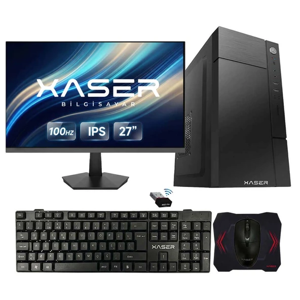 Xaser Xsr1284 i7 4770 16GB Ram 256GB SSD 27" Monitör Masaüstü Ofis Tavsiye Sistem ürün görseli 1