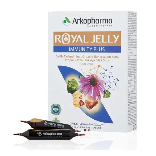 Arkopharma Royal Jelly Immunity Plus 20 Ampul ürün görseli 1