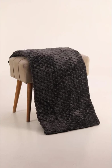 Mira Pelüş Koltuk Örtüsü 180x220 Cm Antrasit ürün görseli 1