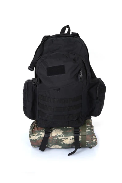 Siyah Outdoor Taktik Askeri Dağcı Çanta 75 L ürün görseli 1