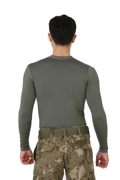 Uzun Kol Microfiber T-shirt - Resim 3