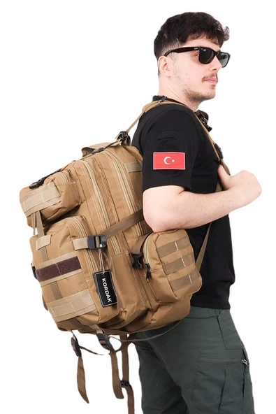 Camel 45 Lt Taktik Sırt Çantası - Fonksiyonel Outdoor Tactical Çanta ürün görseli 1
