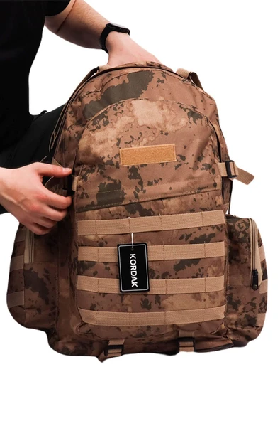 75 Lt Outdoor Sırt Çantası - Yan Cepli Peç Alanlı Geniş Kamp Çantası ürün görseli 1