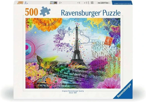 Ravensburger Postcard From Paris Puzzle - 500 Parça ürün görseli 1