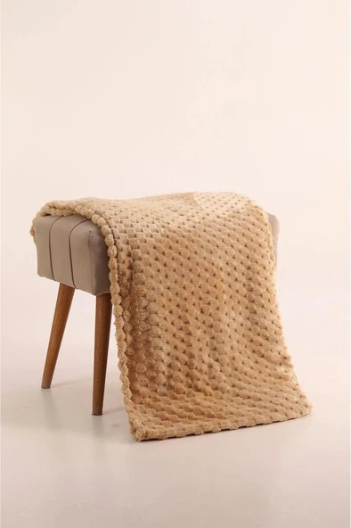 Mira Pelüş Koltuk Örtüsü 180x220 Cm Vizon ürün görseli 1