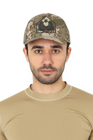 TSK Kamuflaj Askeri Subay Kep - Asker Kepi ürün görseli 1