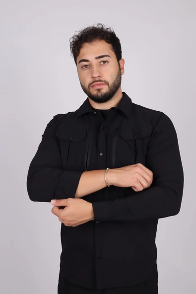 UZUN KOLLU LİKRALI OUTDOOR TAKTİK GÖMLEK ürün görseli 1