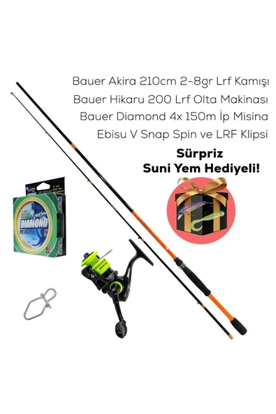 Hikaru Akira Lrf Seti Sürpriz Hediyeli Ekonomik Olta Takımı ürün görseli 1