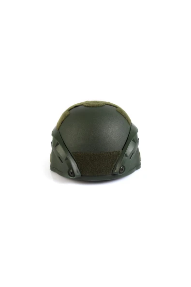 Haki Airsoft Kompozit Kask - Resim 3