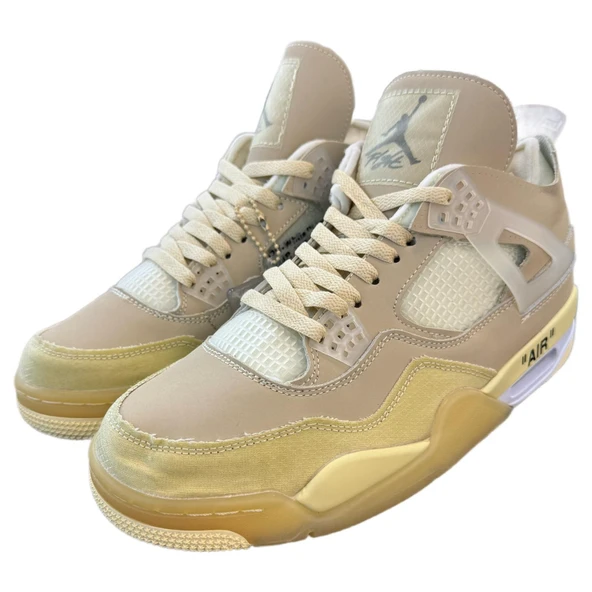Nike Air Jordan 4 Retro Off-White Sail Unisex Ayakkabı ürün görseli 1