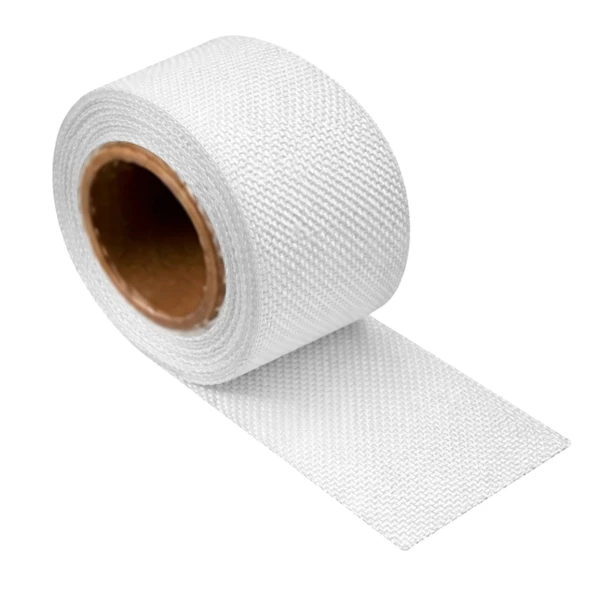 Takviyeli Amyant Lifli 5 metre En: 10 cm Kalınlık: 3 mm Cam Elyaf Sargı Bezi Isı Yalıtım Yanmaz Bant ürün görseli 1
