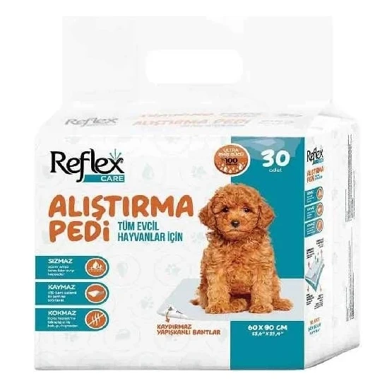 Reflex Care Köpek Çiş Pedi 60 90 cm 30 Lu ürün görseli 1