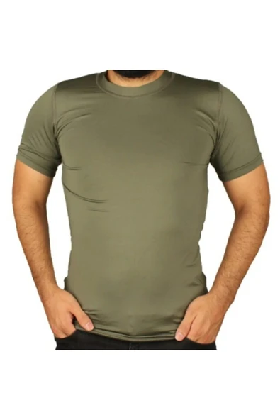 Haki Microfiber Askeri Combat Mikro Tişört ürün görseli 1
