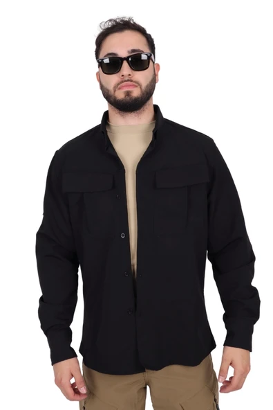 Siyah Tactical Outdoor Gömlek ürün görseli 1