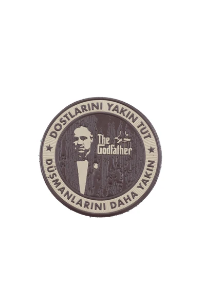 Dostlarını Yakın Tut The God Father Peç - Patçh Arma 7 Cm ürün görseli 1