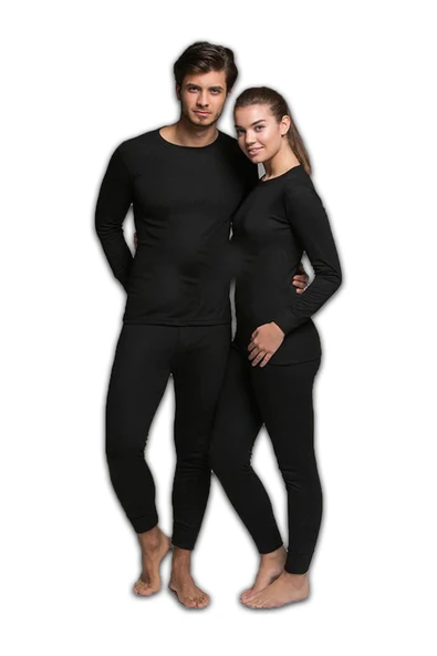 Siyah Termal Içlik Alt Üst Takım ürün görseli 1