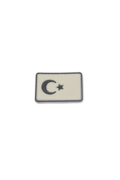 Türk Bayrağı Bej Taktikalı Küçük Peç ürün görseli 1