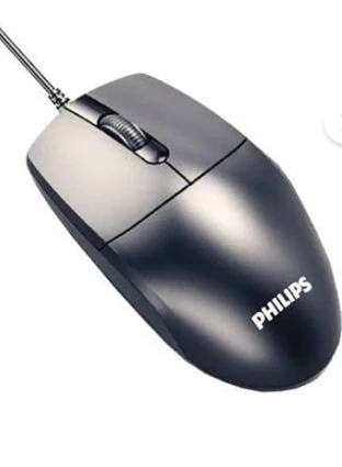 Philips SPK7247/ 93 Kablolu Mouse 1200DPI Siyah - Resim 3