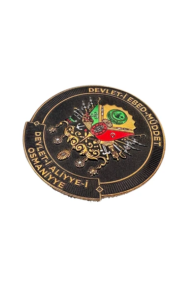 DEVLET-İ EBED MÜDDET & DEVLET-İ ALİYYE-İ OSMANİYYE 3D KABARTMALI TAKTİK PEÇ – 9 CM - Resim 2
