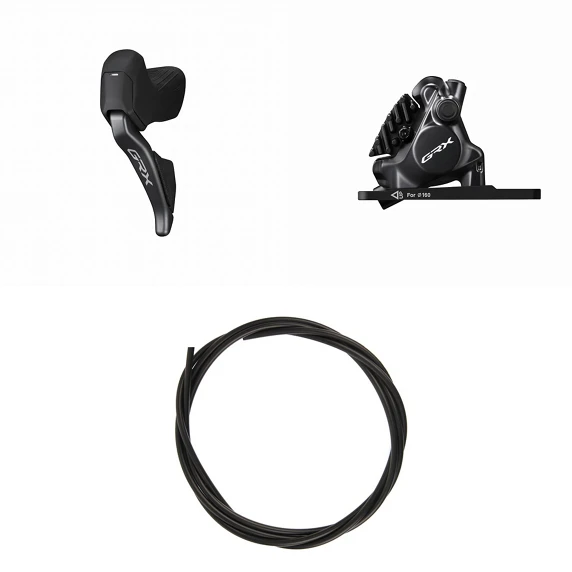 SHIMANO GRX ST-RX825(L),BR-RX820(F) Di2 2 VİTES ÖN DİSK FREN SET ürün görseli 1