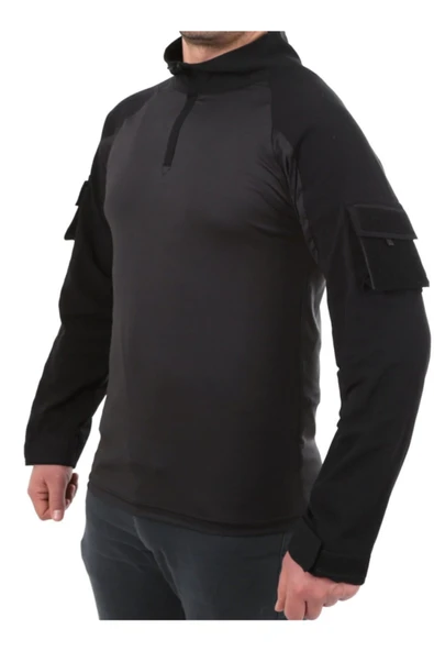 Siyah Combat T-shirt ürün görseli 1