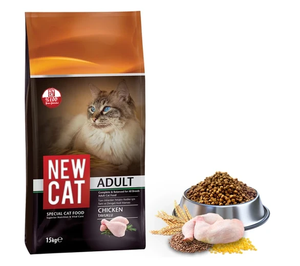 New Cat Tavuklu Yetişkin Kedi Maması 15 kg ürün görseli 1