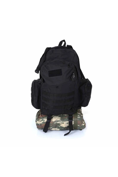Siyah Outdoor Taktik Sırt Çantası 75 L - Siyah Büyük Sırt Çanta ürün görseli 1