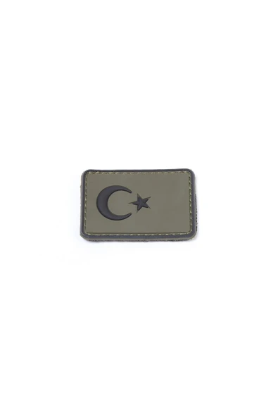 Türk Bayrağı Haki Taktikalı Küçük Peç ürün görseli 1