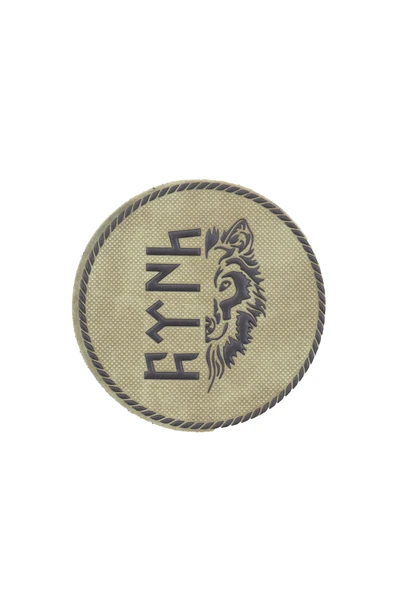 Eski Türkçe "türk" Yazılı Kurt Peç - Patch Arma (7 CM) ürün görseli 1